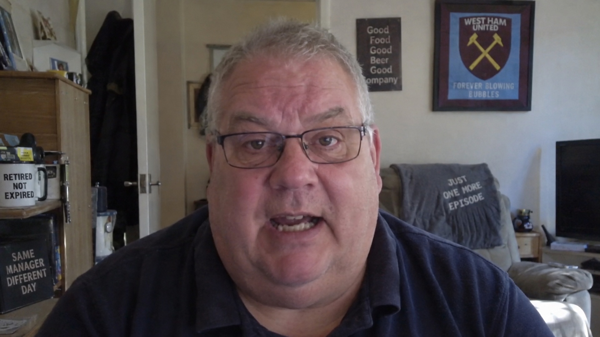 Derek Wilson, the channel presenter